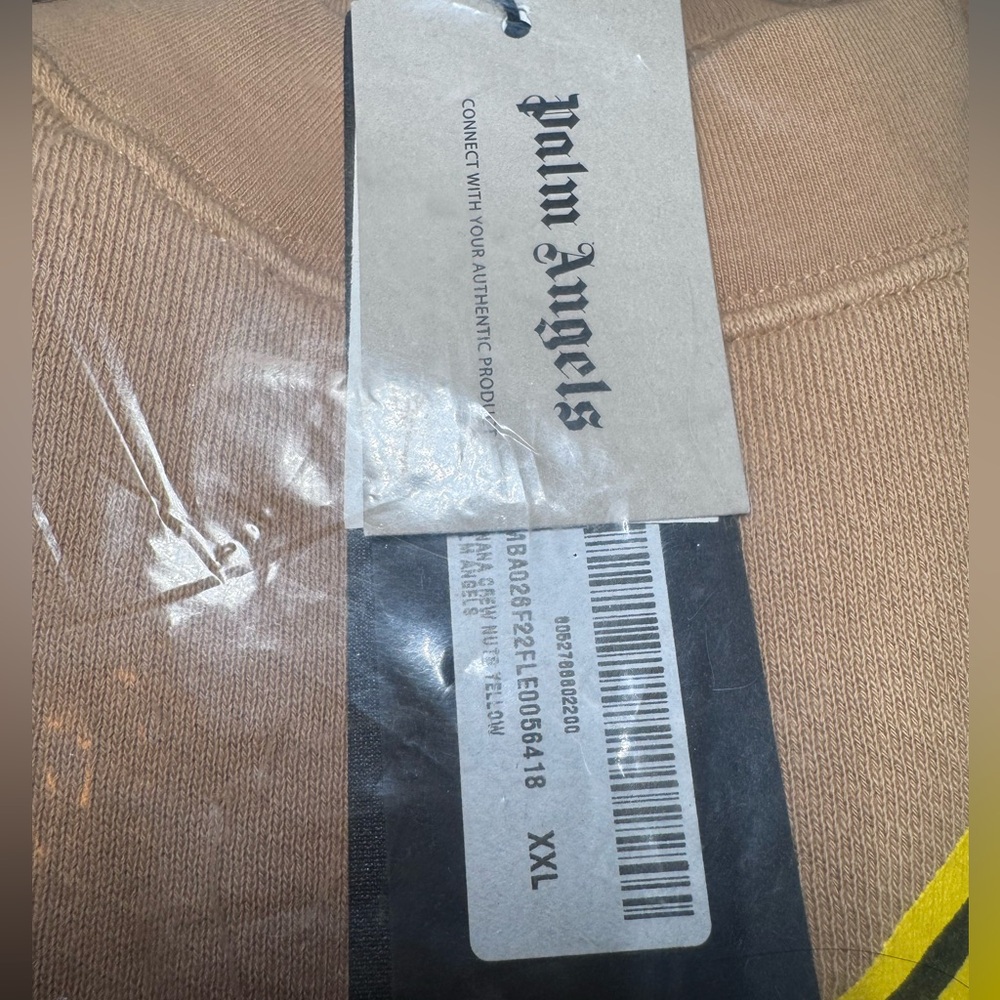 NWT - Palms Angels XXL leopard banana print crew